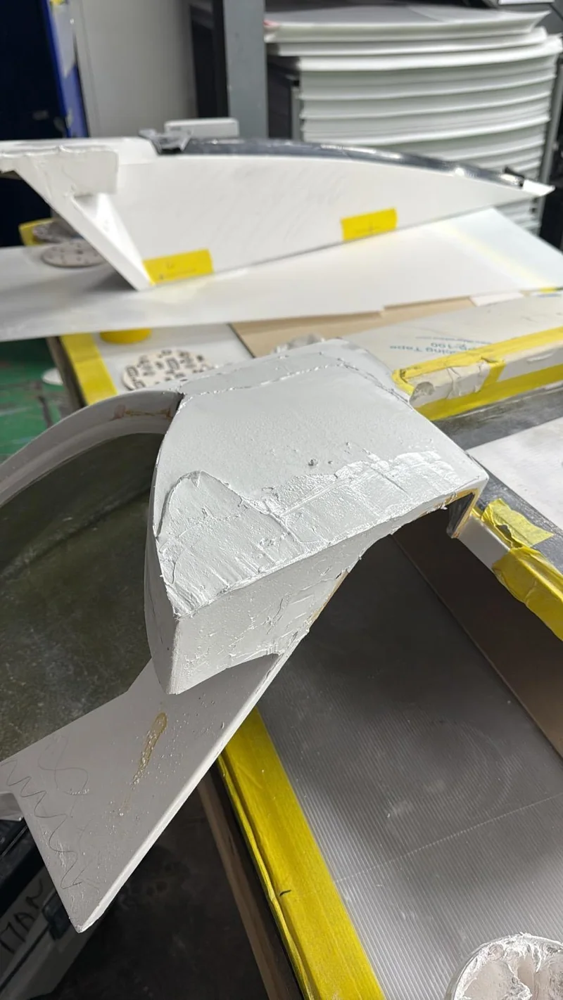 Naprawa elementu laminatowego